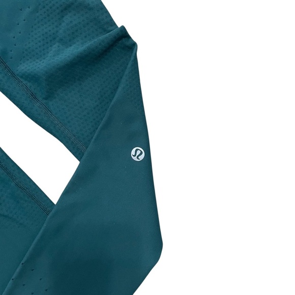 Lululemon Zoned In Tight 27" Green Jasper Leggings Size 4 Running Full Length - Picture 4 of 8